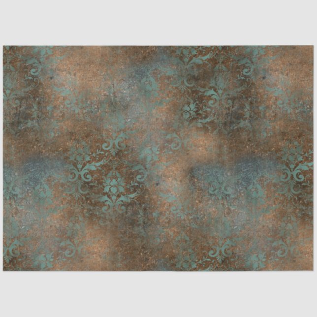 Papier Mousseline Boho Skull Series Design 11 (Recto)