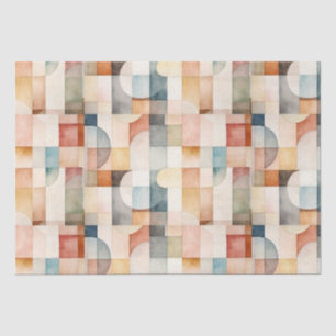 Papier Mousseline Boho Watercolor Art Abstrait