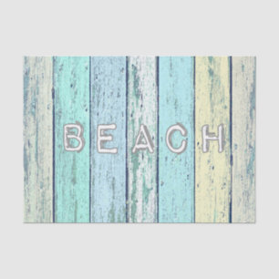 Papier Mousseline Bois de flottage rustique de plage