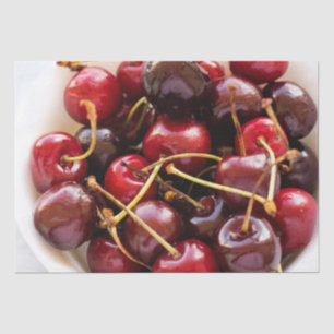 Papier Mousseline bol de cerises