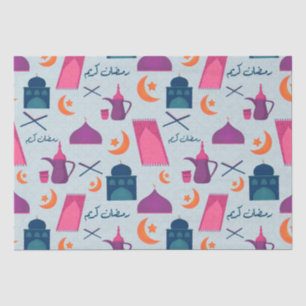 Papier Mousseline Bon Motif du Ramadan