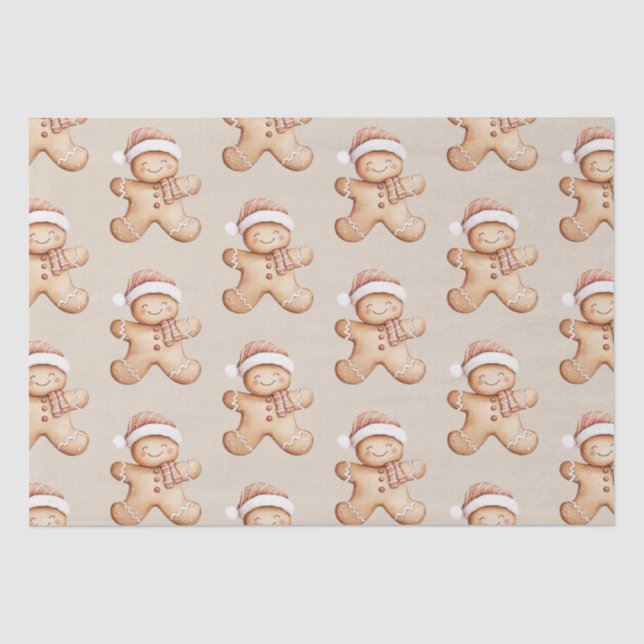 Papier Mousseline Bon pain d'épices et Star Cookie (Recto)