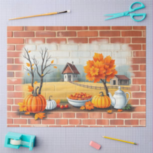Papier Mousseline Bon thanksgiving Moderne Belle Automne