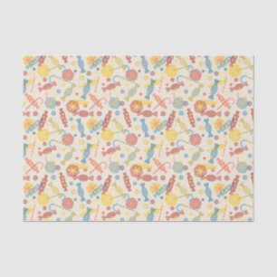 Papier Mousseline Bonbons et motif de sucrerie