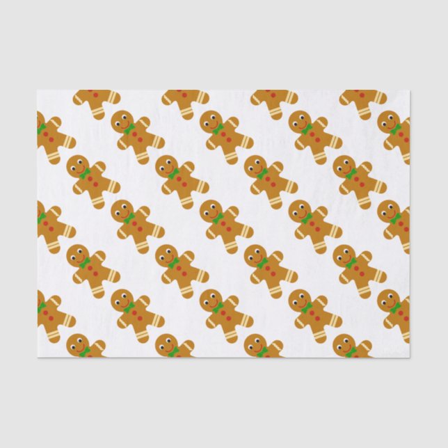 Papier Mousseline Bonhomme en pain d'épice (Recto)