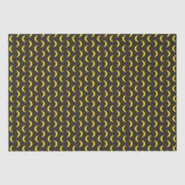 Papier Mousseline Bonjour Lune Jaune - sans couture motif Halloween.