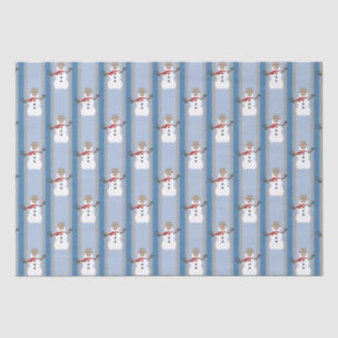 Papier Mousseline Bonne Chasse au Bonhomme de Neige Détective