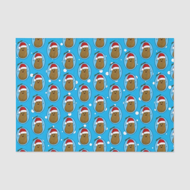 Papier Mousseline Bonne pomme de terre de Noël (Recto)