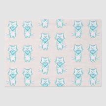 Bonne Valentine Turquoise Kitty  