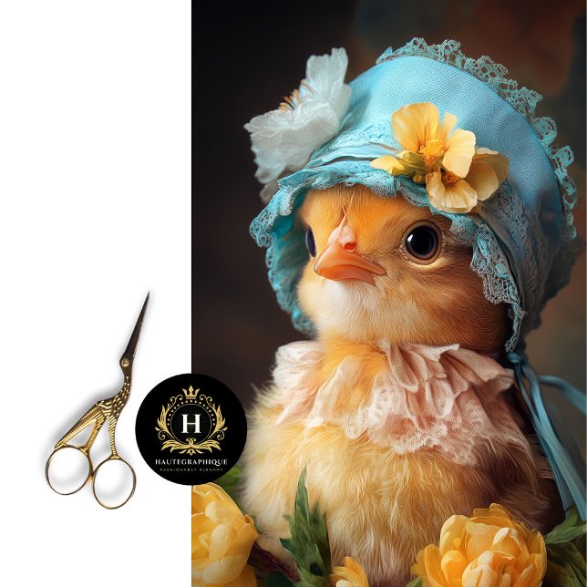 Papier Mousseline Bonnet de poulets adorable - Découpage d'artisanat (Créateur téléchargé)