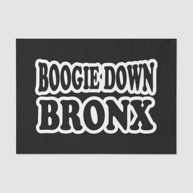 Papier Mousseline Boogie vers le bas Bronx, NYC (Recto)