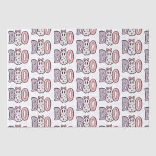 Papier Mousseline Boom Fantôme violet rose mou blanc Halloween