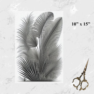 Papier Mousseline Botanique Blanc Noir Tirage Petit