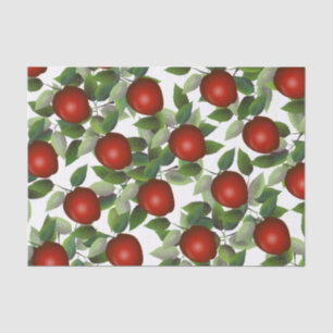 Papier Mousseline Botanique Red Apple