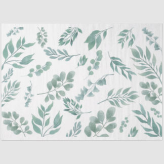 Papier Mousseline Botaniques flottants