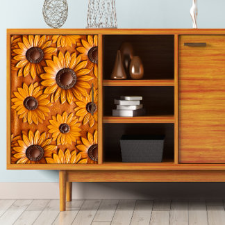 Papier Mousseline Boucles de tournesol en cuir à outils