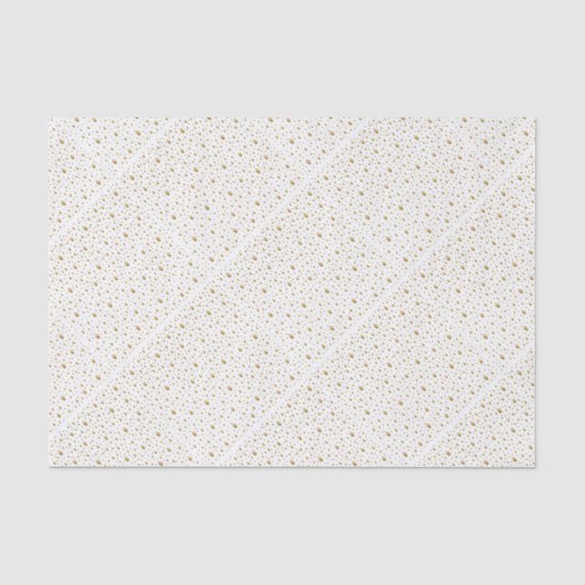 Papier Mousseline bouddha doré en blanc (Recto)
