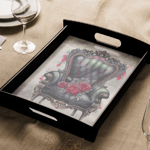 Papier Mousseline Boudoir victorien   Fauteuil d'époque Rose