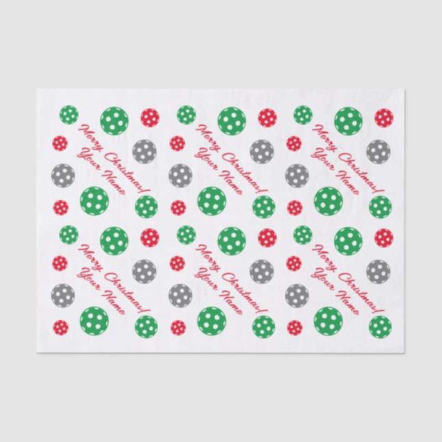 Papier Mousseline Boule à pickles personnalisés remplissage cadeau d (Recto)