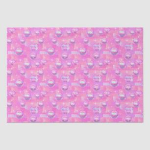 Papier Mousseline Boule Disco Preppy