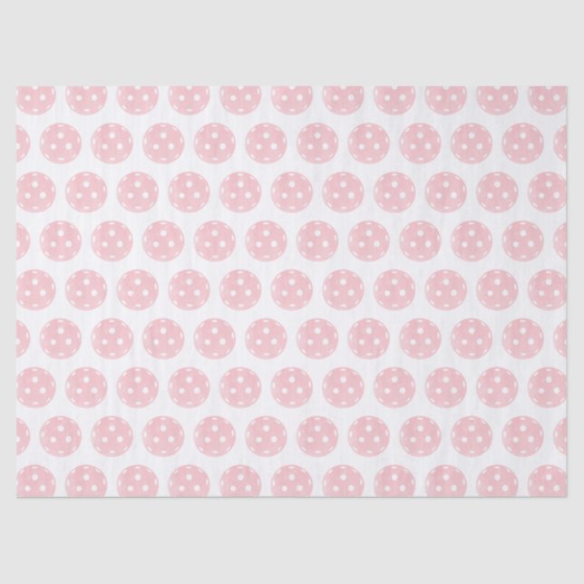 Papier Mousseline Boule en rose (Recto)