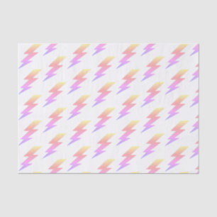 Papier Mousseline Boulon de foudre d'arc-en-ciel