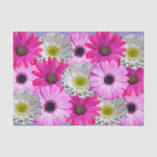 Papier Mousseline Bouquet de marguerite
