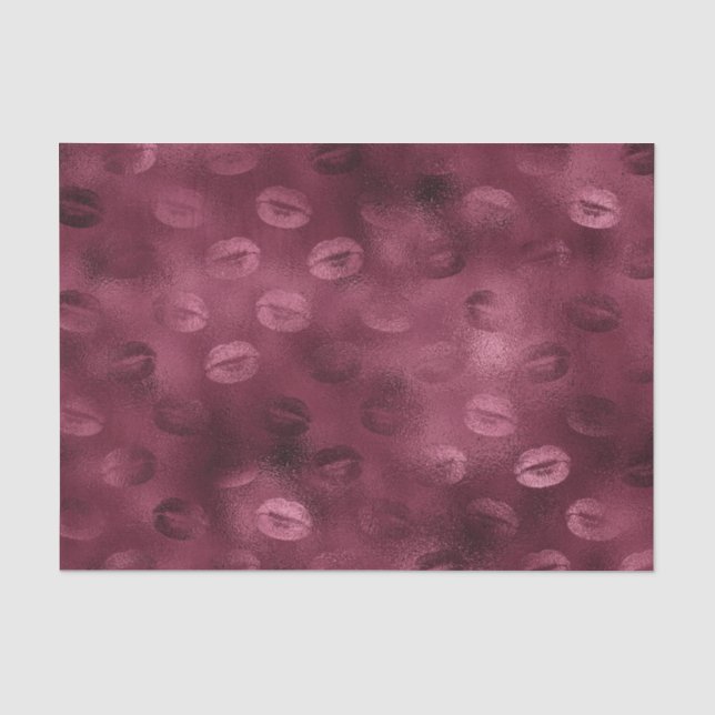 Papier Mousseline Bourgeon Glam Pailleté Lèvres (Recto)