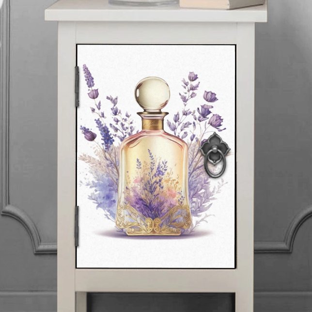 Papier Mousseline Bouteille de parfum et superbe pulvérisateur de fl (Créateur téléchargé)