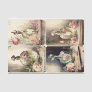Papier Mousseline Bouteilles de parfum françaises