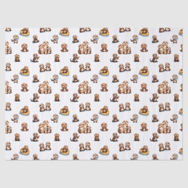 Papier Mousseline Boutons adorables ! (Recto)