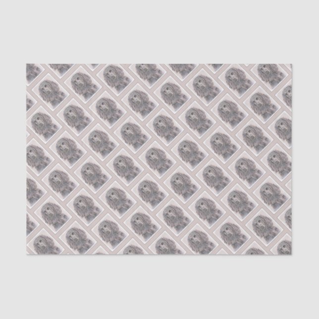 Papier Mousseline Boykin Peinture Espagnole - Cute Original Chien Ar (Recto)