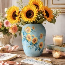 Branche de tournesol découpage vintage feuille ble