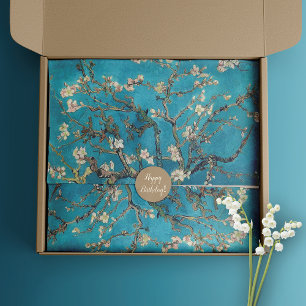Papier Mousseline Branches florissantes d'amandiers Van Gogh