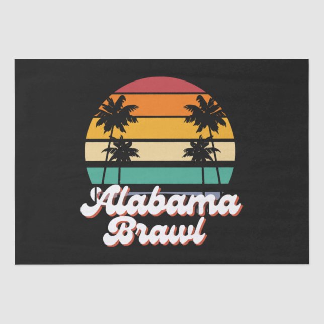 Papier Mousseline Brawl en Alabama (Recto)