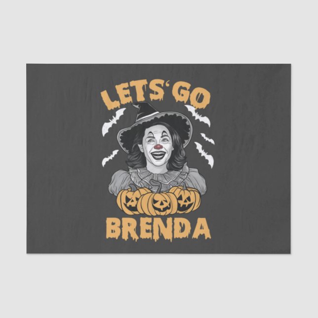 Papier Mousseline Brenda Éffrayant Halloween Kamala Harris (Recto)