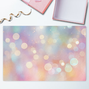 Papier Mousseline Bright coloré, bokeh pastel, étincelles floues