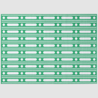 Papier Mousseline Bright Green Dots Border Decoupage Paper
