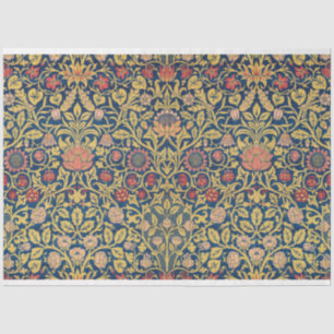Papier Mousseline Bright Violet and Columbine (par William Morris)