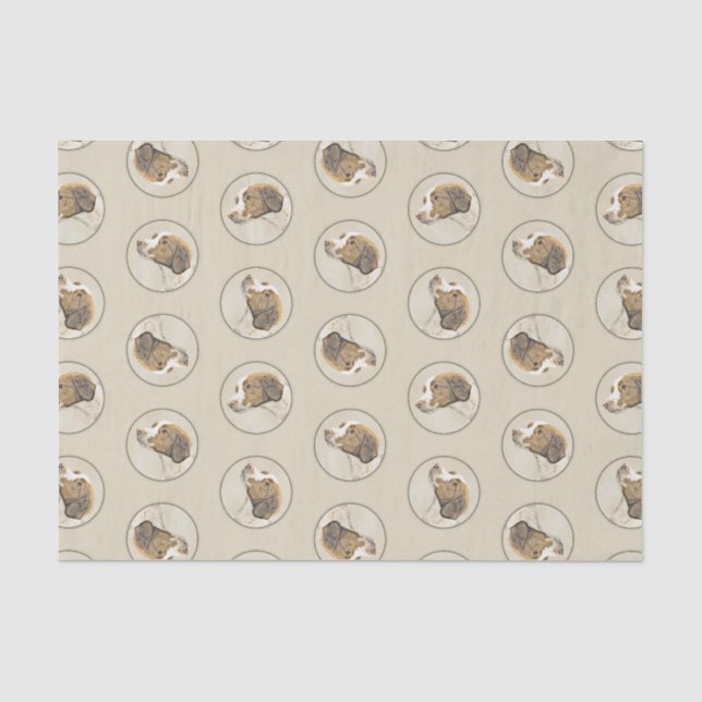 Papier Mousseline Brittany Peinture Orange Roan Espagnol mignon Chie (Recto)