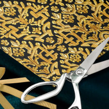 Broderie de Damas d'or - Découpage historique Orna