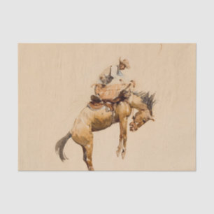 Papier Mousseline Bronco sauvage d'Edward Borein