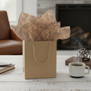 Papier Mousseline Brown écorce Nature Texture Look Motif