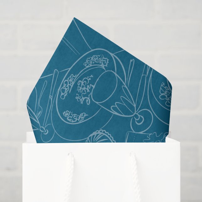 Papier Mousseline Brunch Tablescape (Sac cadeau)
