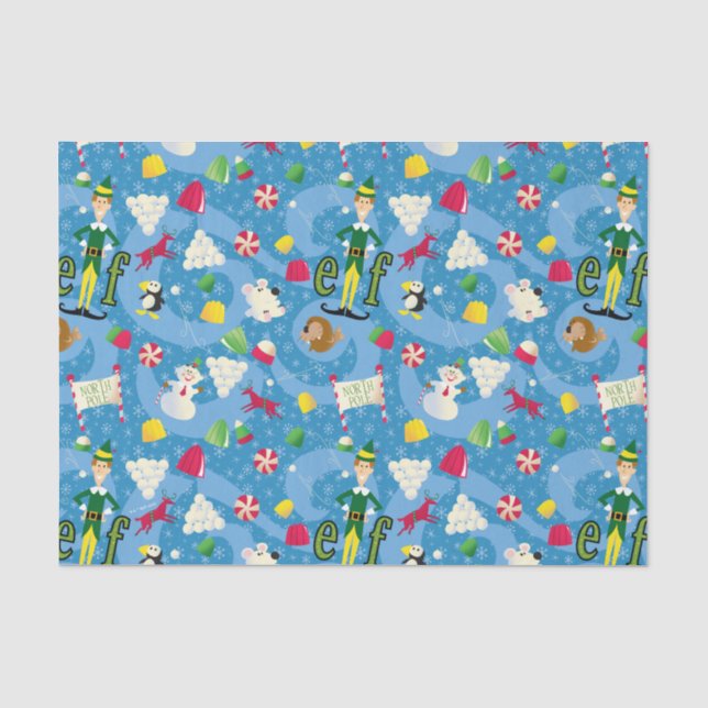 Papier Mousseline Buddy le Motif de dessin animé Elf (Recto)