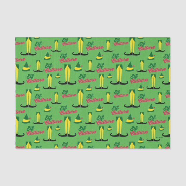 Papier Mousseline Buddy l'Elfe | Elf Culture Motif (Recto)