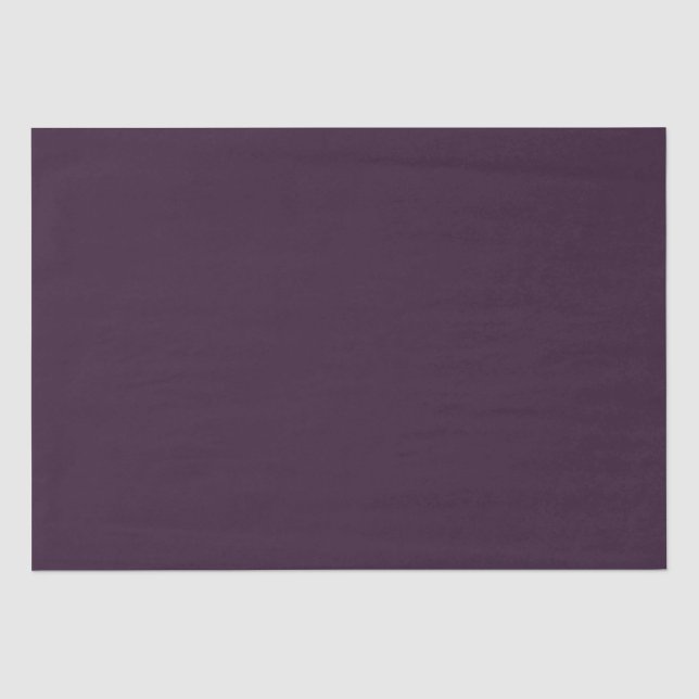 Papier Mousseline BUDGET Mariage PLUM PURPLE Monochrome Simple (Recto)
