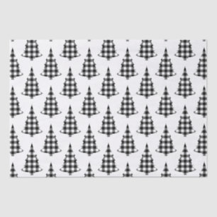 Papier Mousseline Buffalo Check Pine Trees rustiques