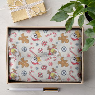 Papier Mousseline BUGS BUNNY™, DAFFY DUCK™ & Lola Motif de Noël