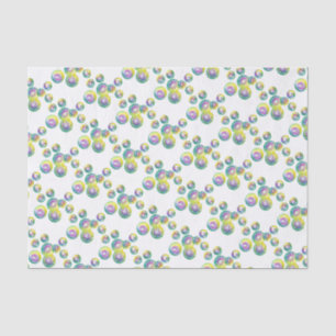 Papier Mousseline Bulles de savon arc-en-ciel Iridescentes
